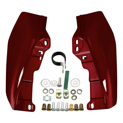 Mid Frame Deflectors for Harley Touring Road Glide (2009-2023) Billiard Red