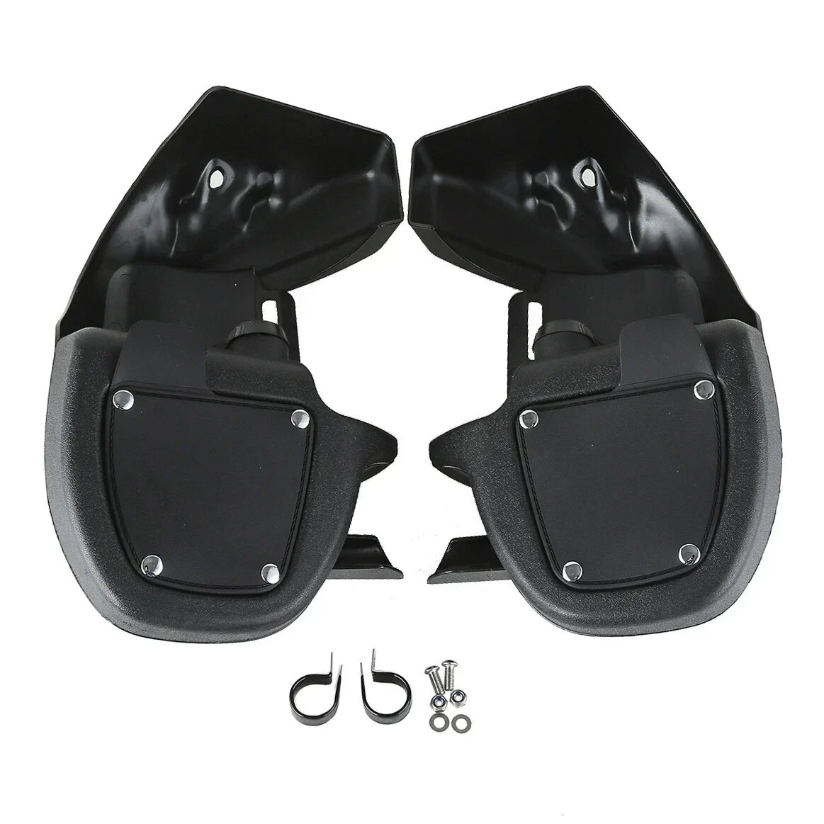Black Lower Vented Fairings for Harley Road King (1997-2008)