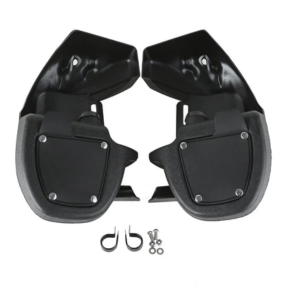 Black Lower Vented Fairings for Harley Road King (1997-2008)