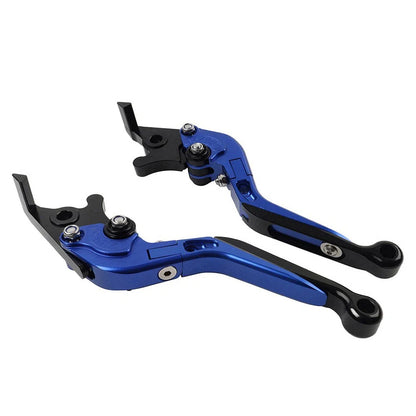 CNC Blue Extendable Brake Clutch Levers for Yamaha FZ07 FZ09 MT07 MT09 XSR900 (2015-2023)