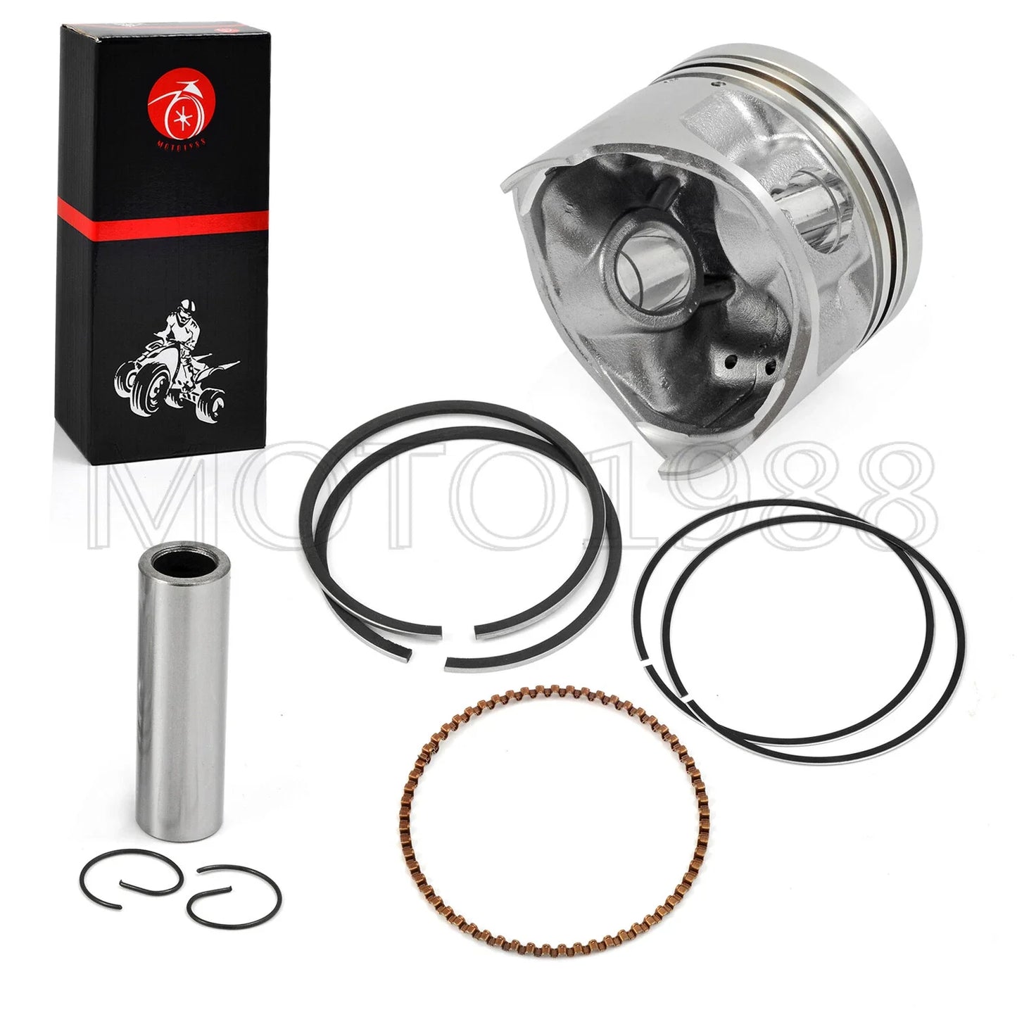 285cc Piston & Ring Kit .25mm Oversize Bore for Yamaha Golf Cart G2-G11 (1989–2002)