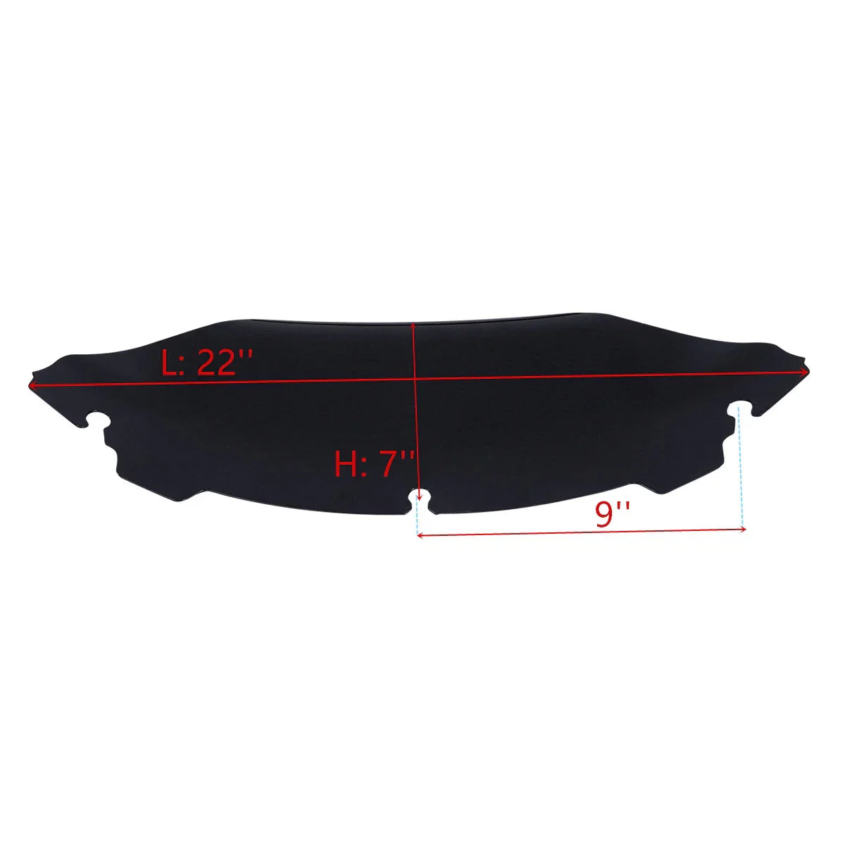 5" 7" 10.5" Front Windshield for Harley Tri Street Electra Glide (2014-2024)