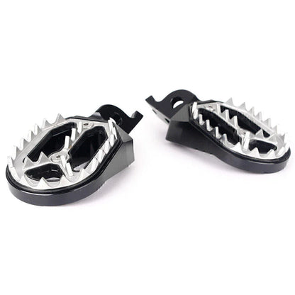 Black Shark Teeth Racing Foot Pegs for Kawasaki KX250 KX450 (2008-2015)