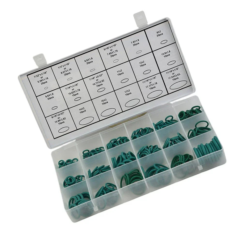 O-Ring Kit 270Pcs 18 Sizes for Car A/C System Compressor
