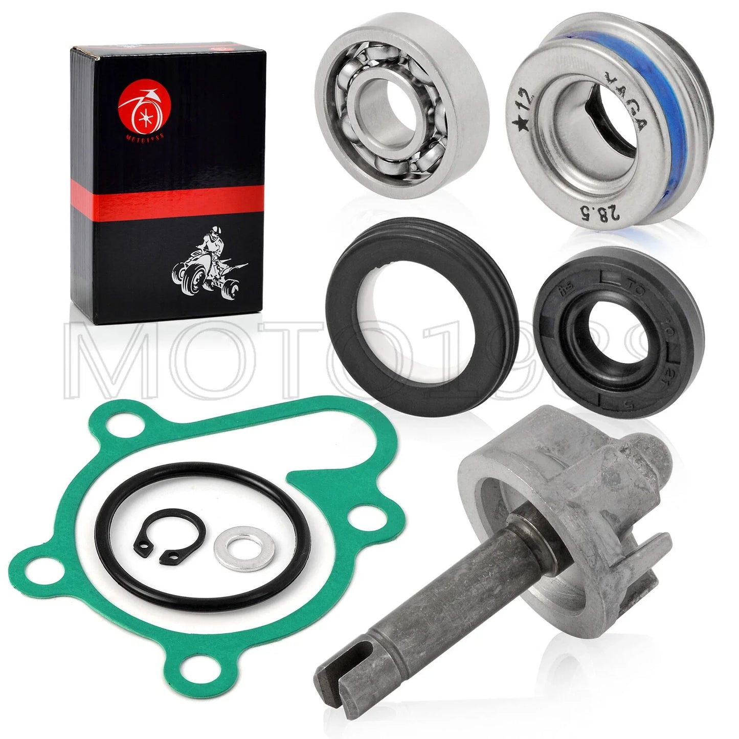 Water Pump Rebuild Kit Impeller Shaft Seal for Yamaha Kodiak YFM450(2003–2021)