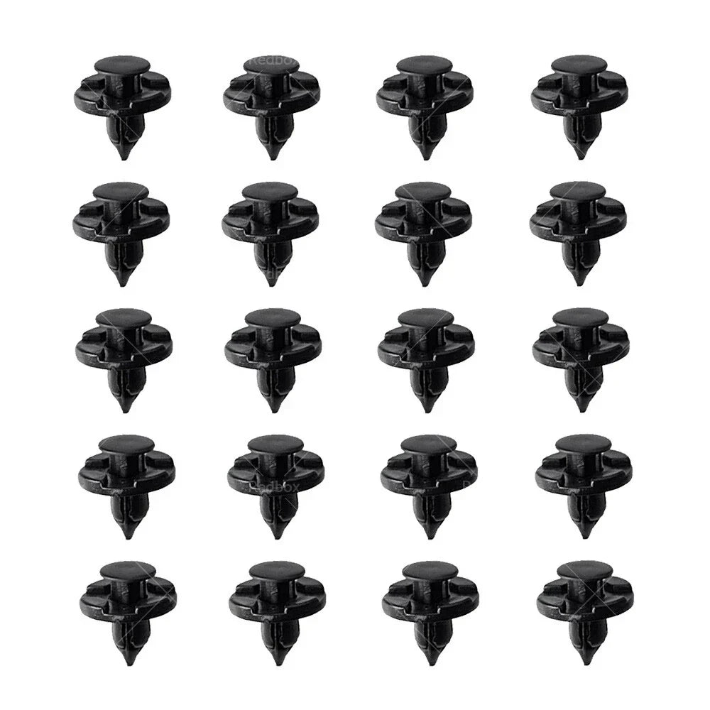8mm 20x Grille Clips for Nissan Patrol, Cube, Mitsubishi Outlander, Sebring