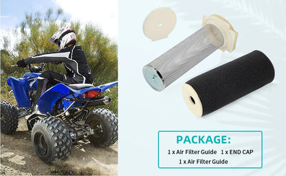 Element Air Filter Cage End Cap Kit for Yamaha Warrior 350 (1987–2004)