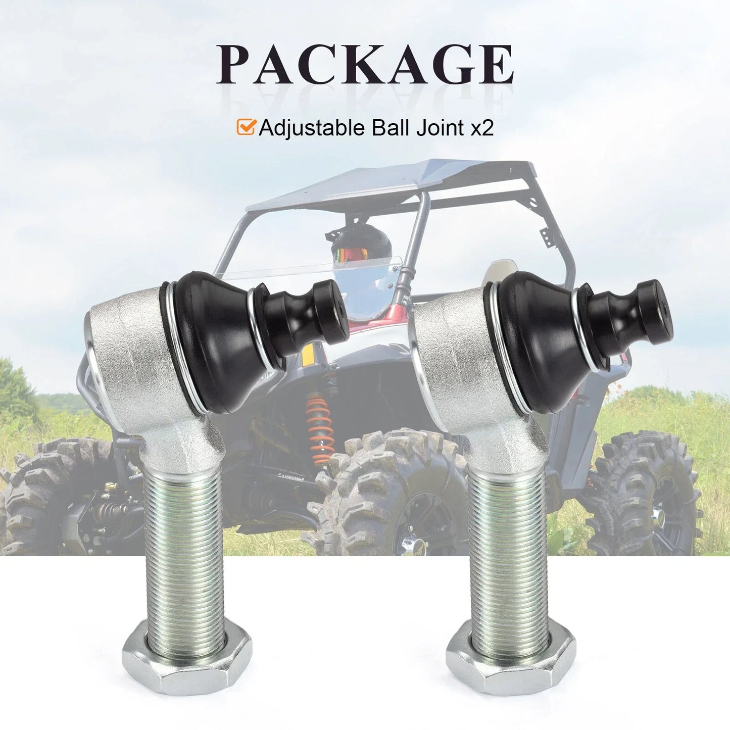 Ball Joints / 1.5 Offset Upper A-Arms / for Polaris RZR 800 (2008–2014)