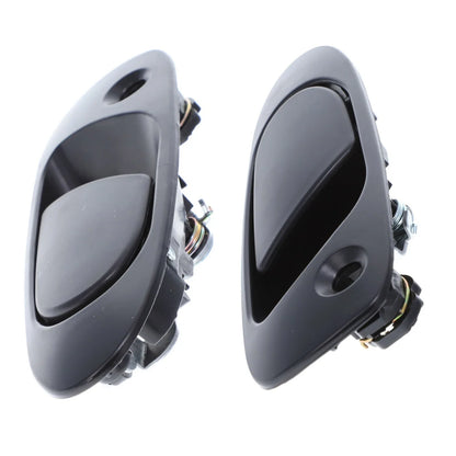 2 x Door Handle Outer Black for Honda Civic EG EH (1991–1995)