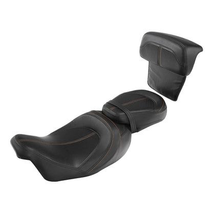 Driver Passenger Backrest Seats for Harley Touring Street Glide (2014-2024)