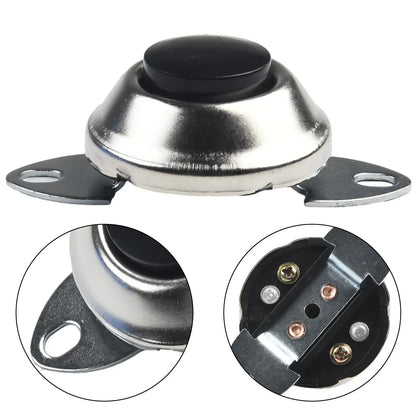 Switch Button Track Waterproof Start Starter ABS Plastic + Metal for Vehicle