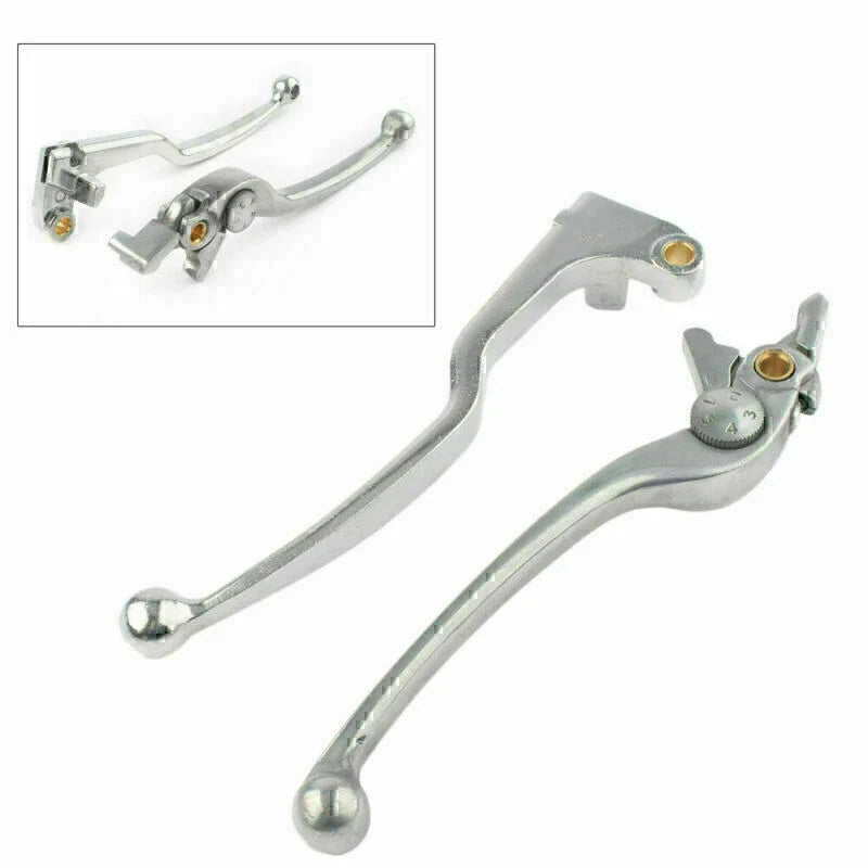 Chrome Brake Clutch Hand Levers for Yamaha YZF R1, R6, R6S (1999-2010)