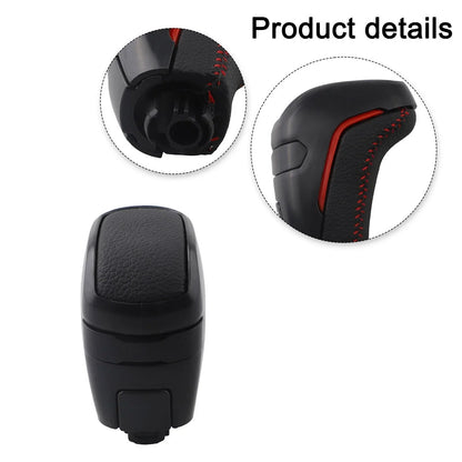 Gear Shift Handle Black Leather for Toyota Tacoma (2005–2023)