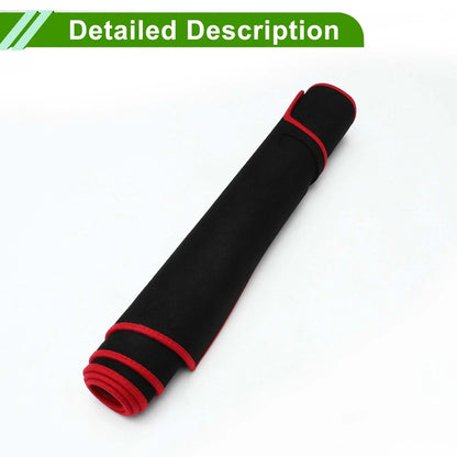 Dashboard Cover Mat for Mercedes Benz C Class W205 2015-2021 Black Red