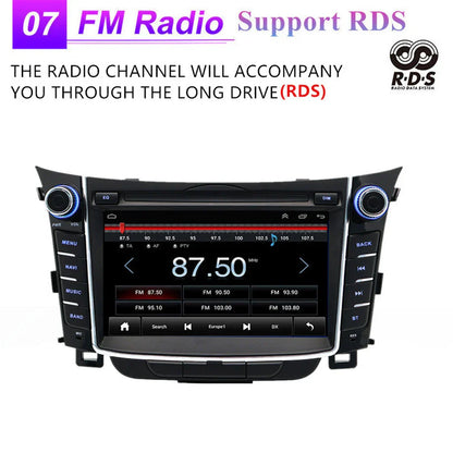 7'' Carplay Stereo Radio Head Unit for Hyundai I30 Elantra GT (2011-2017)