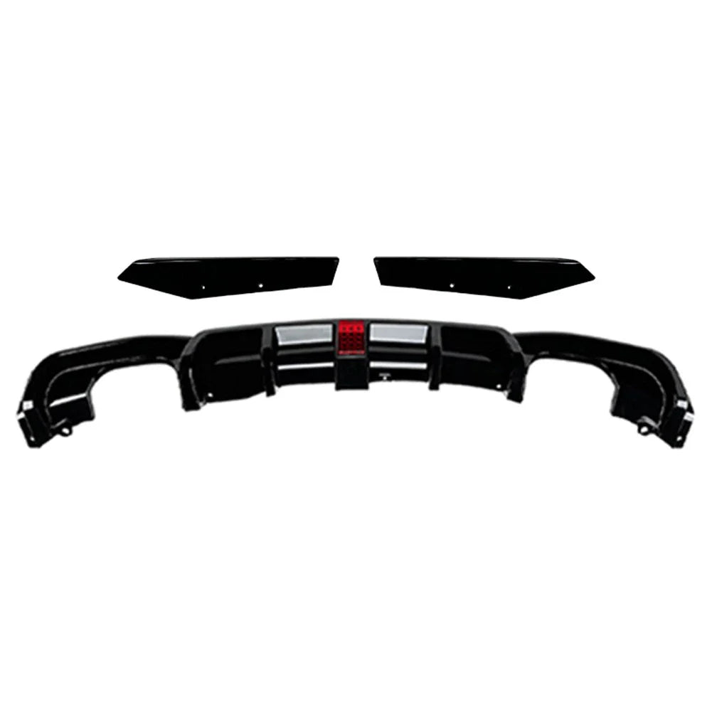 3PCS Rear Bumper Splitter Spoiler Lip for BMW 3-Series F30 F31 F35 M-Sport (12-19)