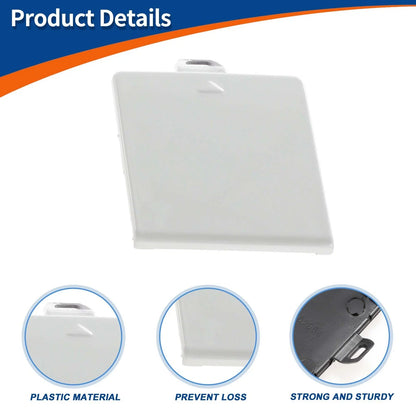 Tow Hook Cover for BMW 5 Series F10 Rear Bumper Pure White
