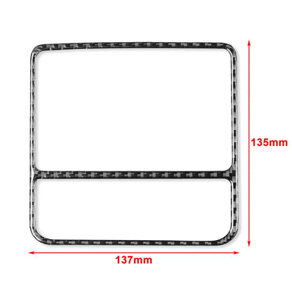 Rear Seat Air Vent Outlet Cover Frame Red for VW Golf 8 (2021-2023)