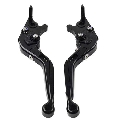 Extendable Brake Clutch Levers for Kawasaki Z1000 ZX6R  Black (2007-2018)