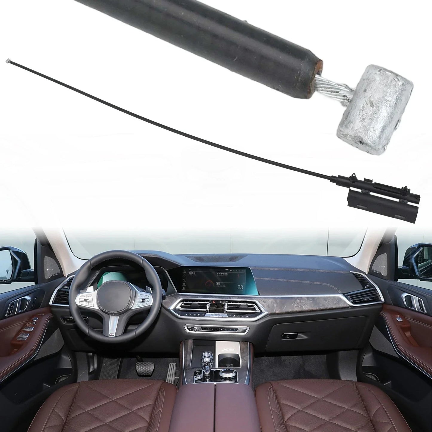 Driver Left Hood Release Cable for BMW X5 E53 (1999–2003)