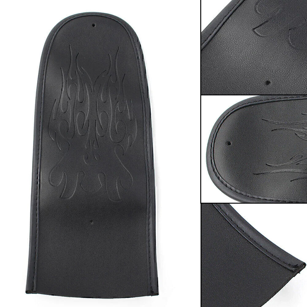 Leather Cushion Rear Flame Stitching for Harley Dyna Fat Bob & Street Glide