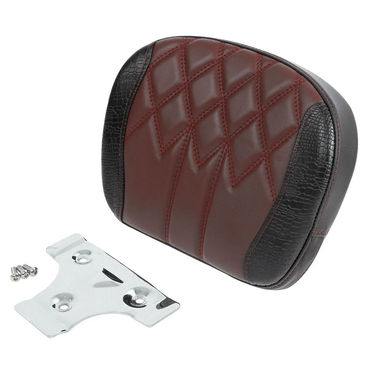 Passenger Sissy Bar Backrest Pad for Harley Touring Electra Glide