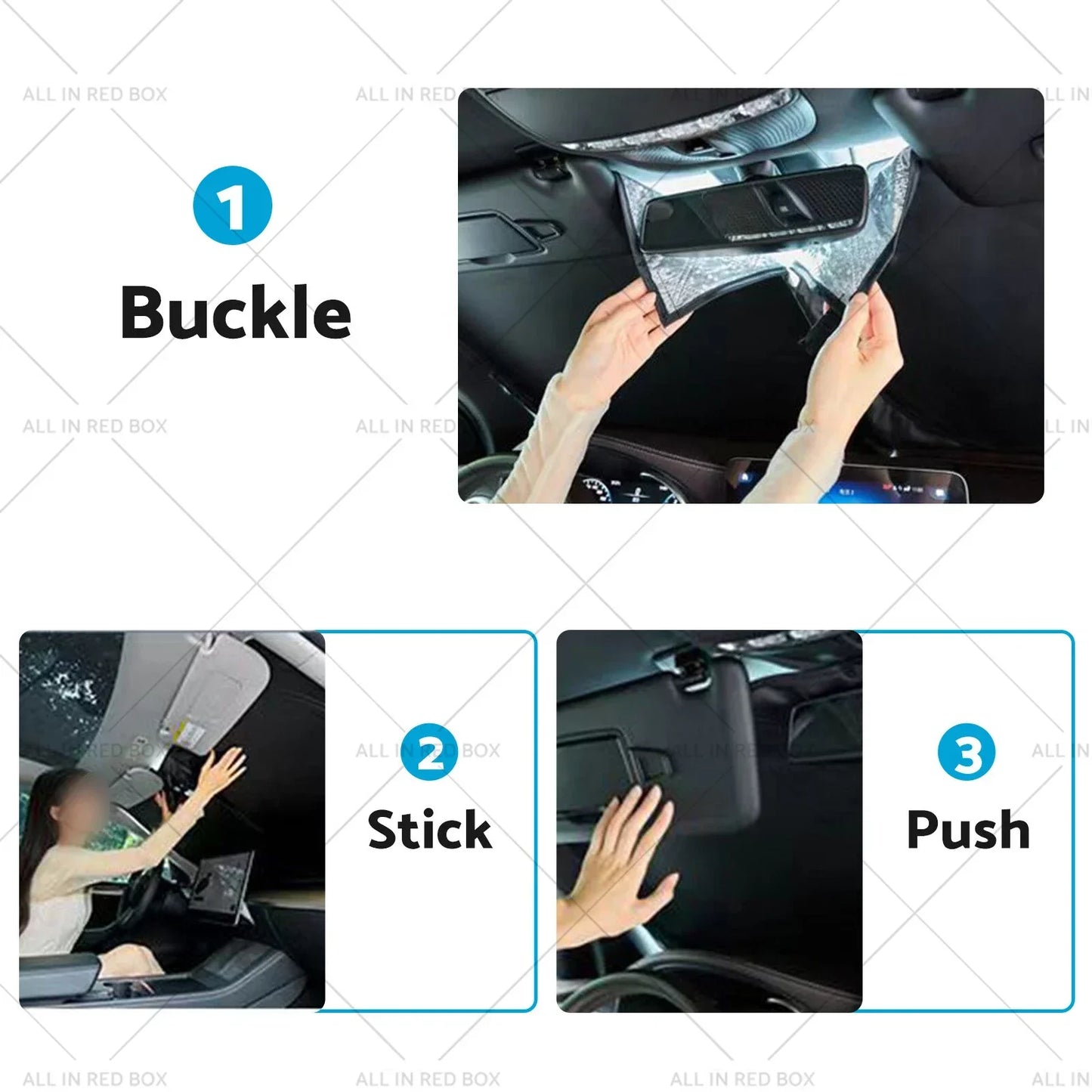 6 Layer Thick WindScreen Sun Shade for Isuzu MU-X (2020-2025)
