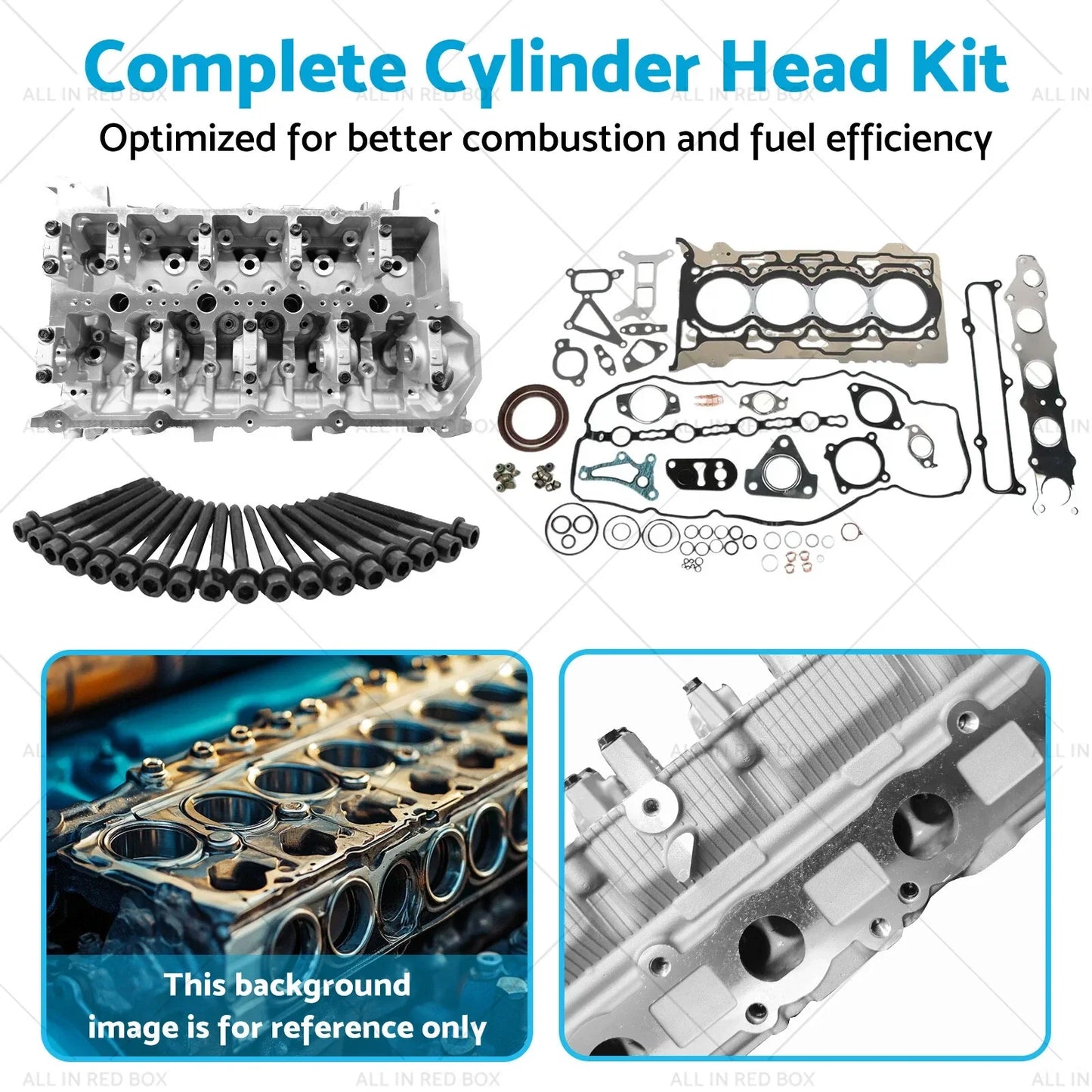 Cylinder Head Kit w/ Gaskets & Bolts for Mitsubishi Triton (2015-2023)