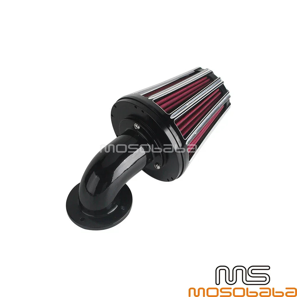 Black Air Filter Cleaner Intake Kit for Harley Sportster XL (2007-2012)