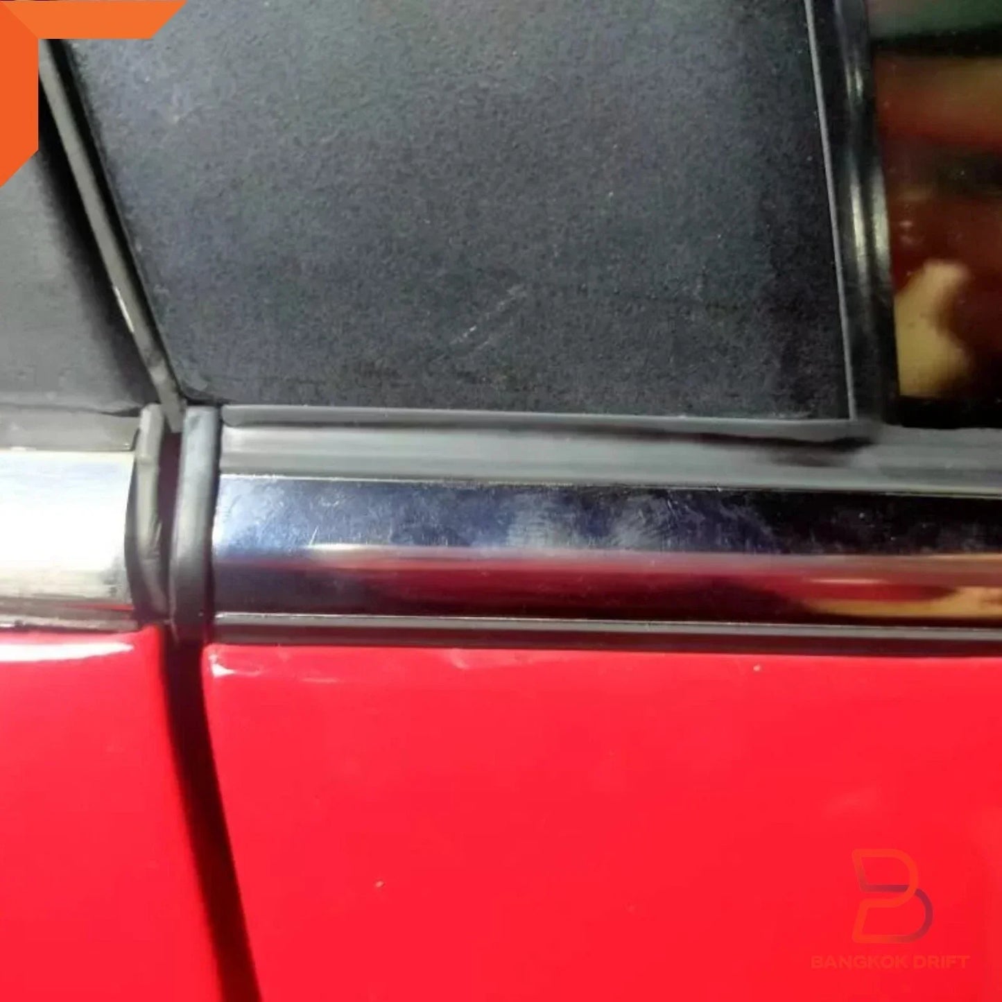 Chrome Outer Door Weatherstrip Seal for Honda Civic (1992-1995)