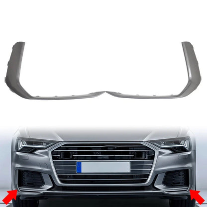 Front Bumper Lower Side Grill Covers for Audi A6 C8 S6 (2019-2024)