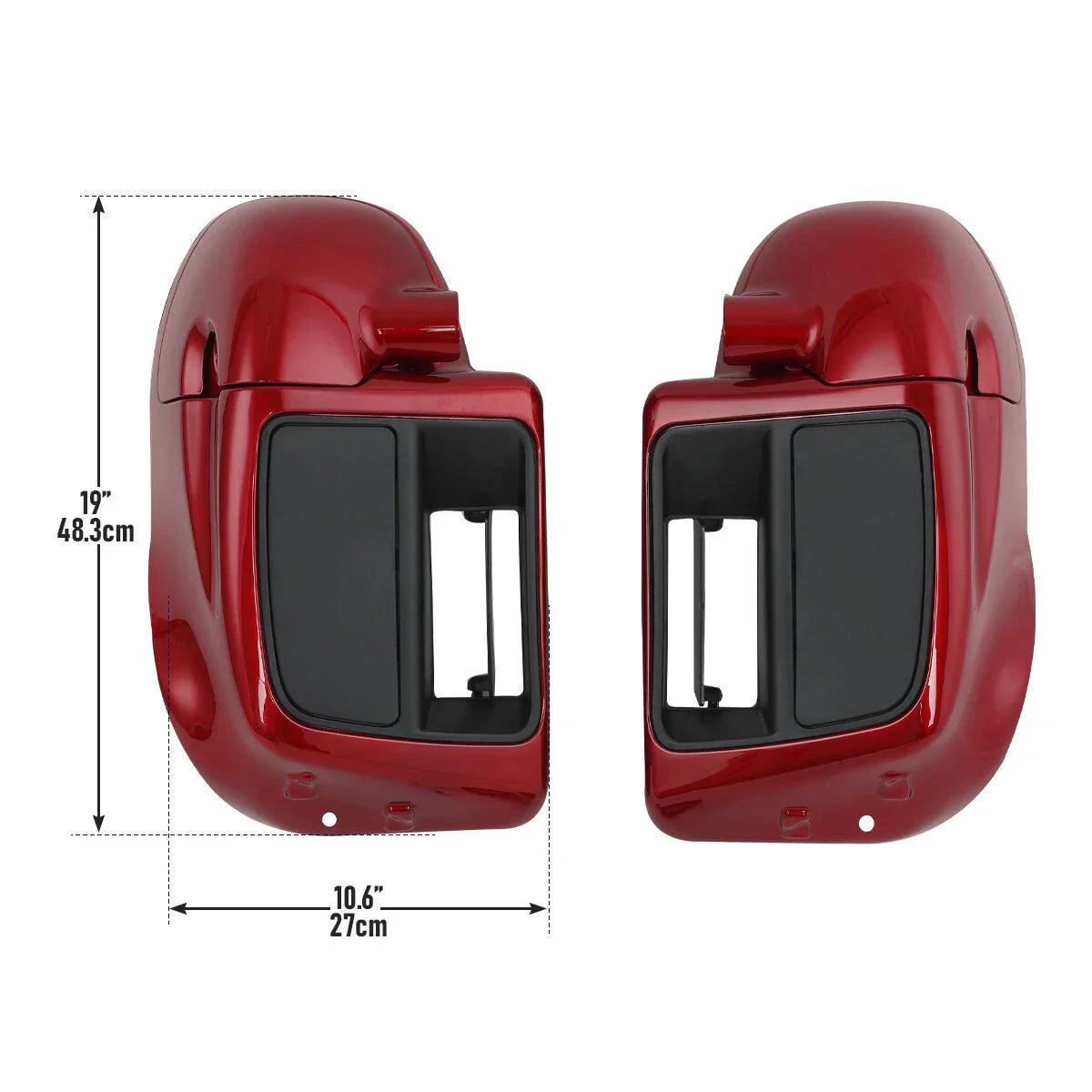 Red Vented Fairings Engine Guard Bar for Harley Road Glide (2014-2023)
