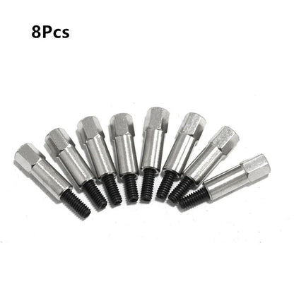8X Chrome Valve Cover Bolt Set for Chevy 283 302 305 307 327 350 383 400