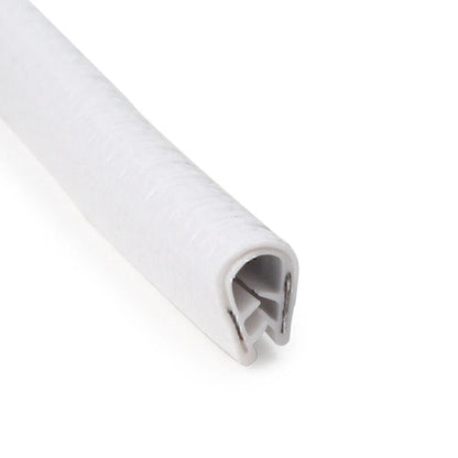 10ft Car Door Trim Edge Lock Guard Moulding Rubber Seal Strip Protector White