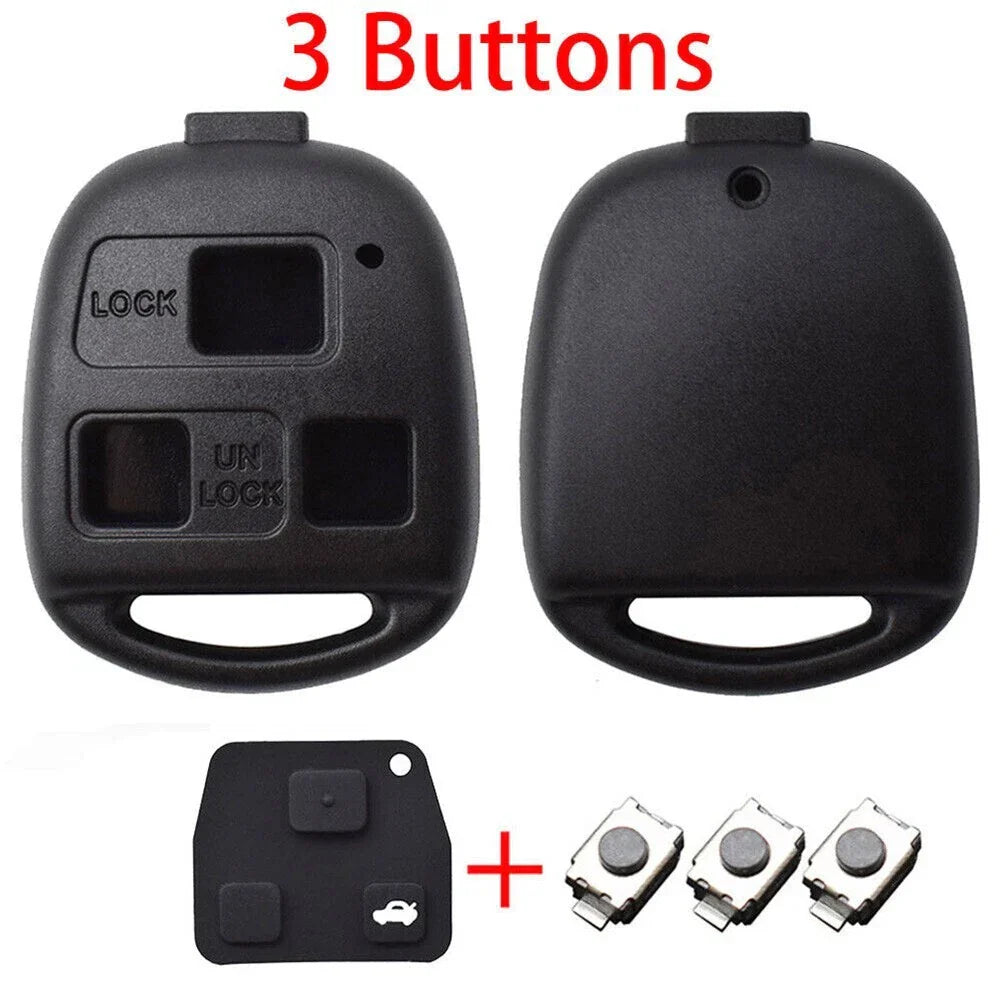 Key Shell Case Replacement for Toyota Land Cruiser FJ Cruiser Car Key