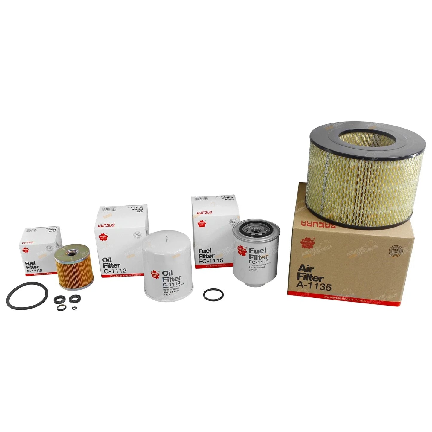 Air Oil & Fuel Filter for Landcruiser HZJ75 (1990–2007)