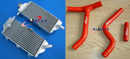 Aluminum Radiator & Silicone Hose for Yamaha YZ250F YZF250 (2010-2013)