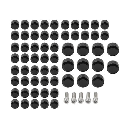 61X Engine Topper Screw Bolt Cap Kit for Harley Twin Cam Softail (2007-2017)