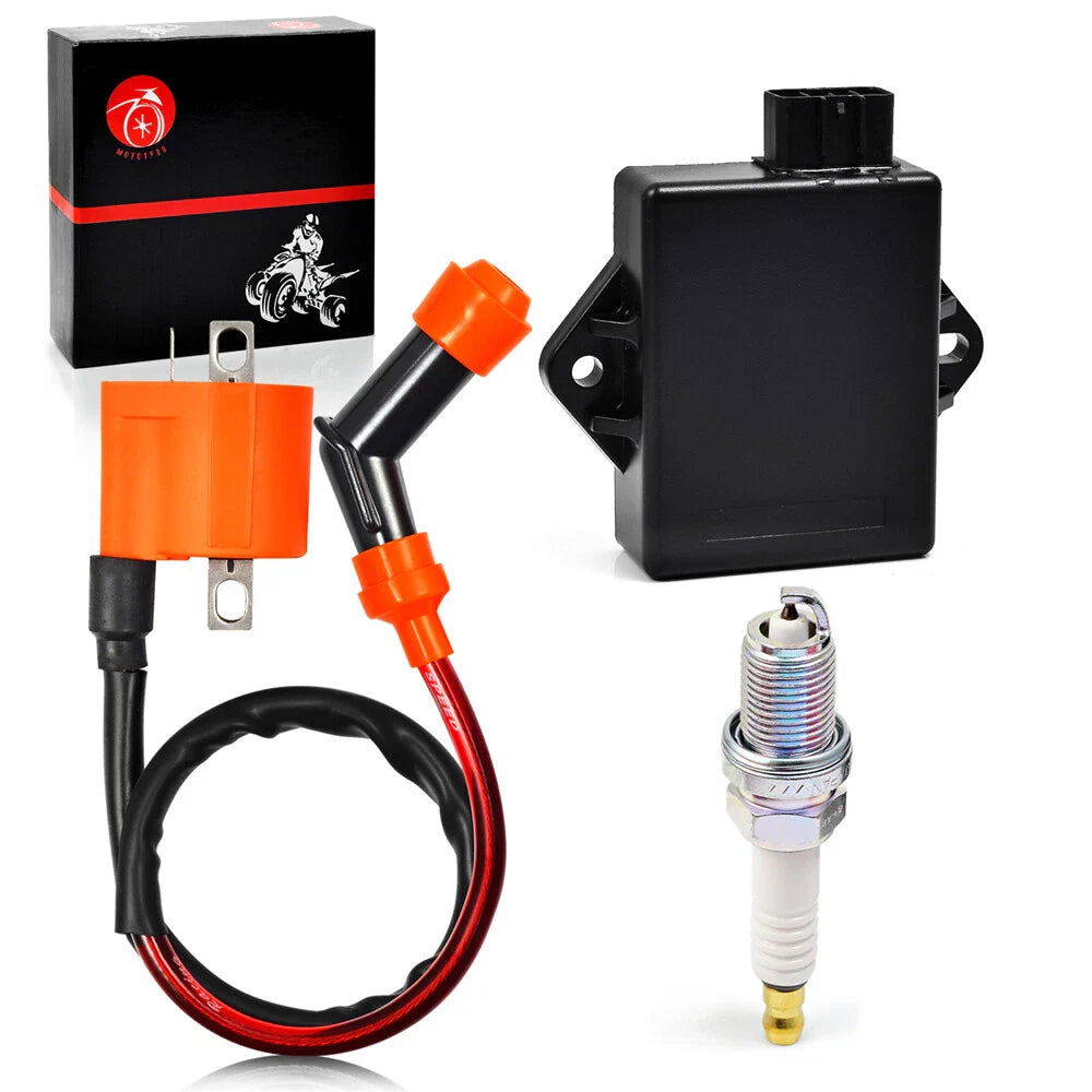 Ignition Coil CDI Spark Plug for Polaris Trail Boss 330 (2000-2012)