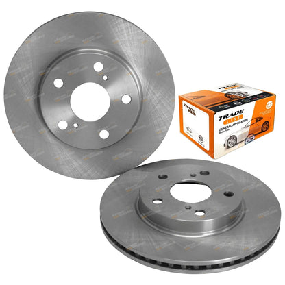 Front Disc Rotors & Bremtec Brake Pads for Corolla (2007–2018)