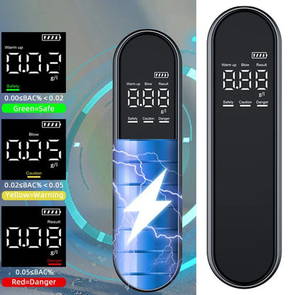 Non Contact Breathalyzer with High Sensitivity Sensor and Easy LCD Readout