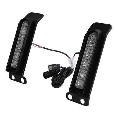 LED Insert Support Run Brake Turn Lights for Harley Touring (2014-2024)