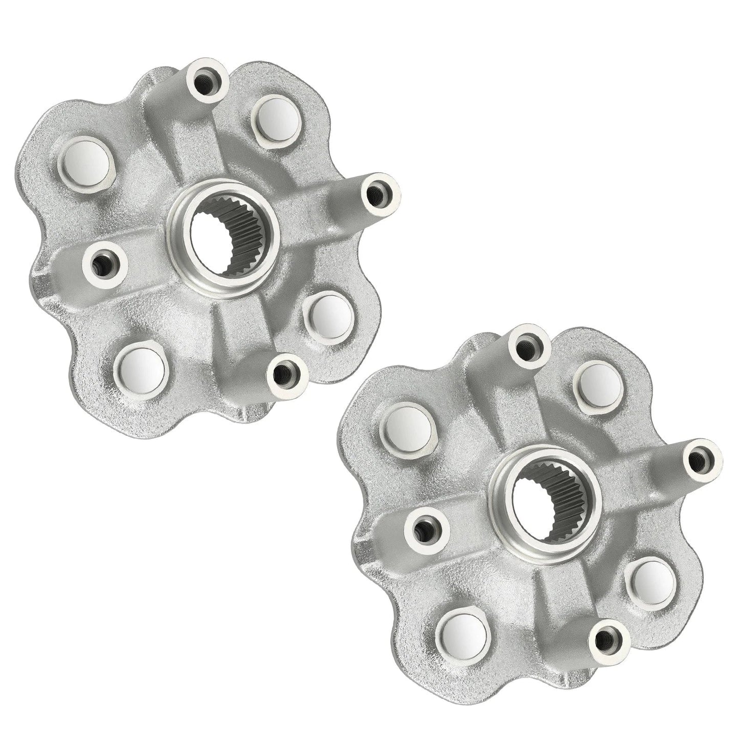 Pair Front Wheel Hub for Yamaha Grizzly YFM350/YFM400/YFM450 (2007–2014)