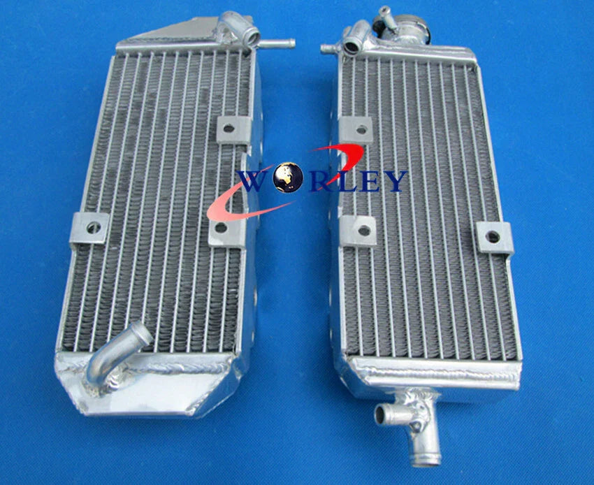 Aluminum Radiator & Black Hose for Suzuki RM125 (1992-1995)  2-Stroke
