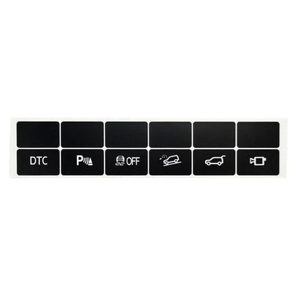 Repair Button Sticker for Car Model