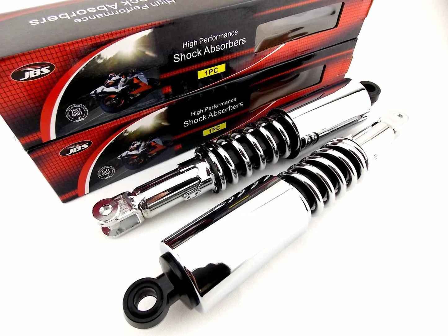 335mm JBS Black/Chrome Rear Shock Absorbers for Honda CB750K