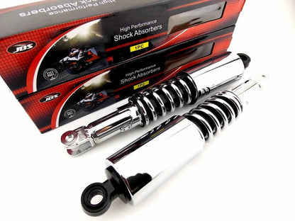 335mm JBS Black/Chrome Rear Shock Absorbers for Honda CB750K