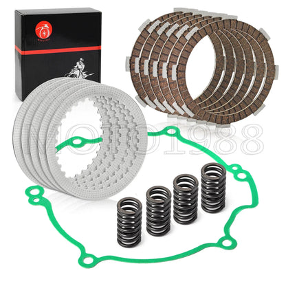Clutch Kit Heavy Duty Springs Cover Gasket for Kawasaki KX80 KX85 KX100 (1985–2001)