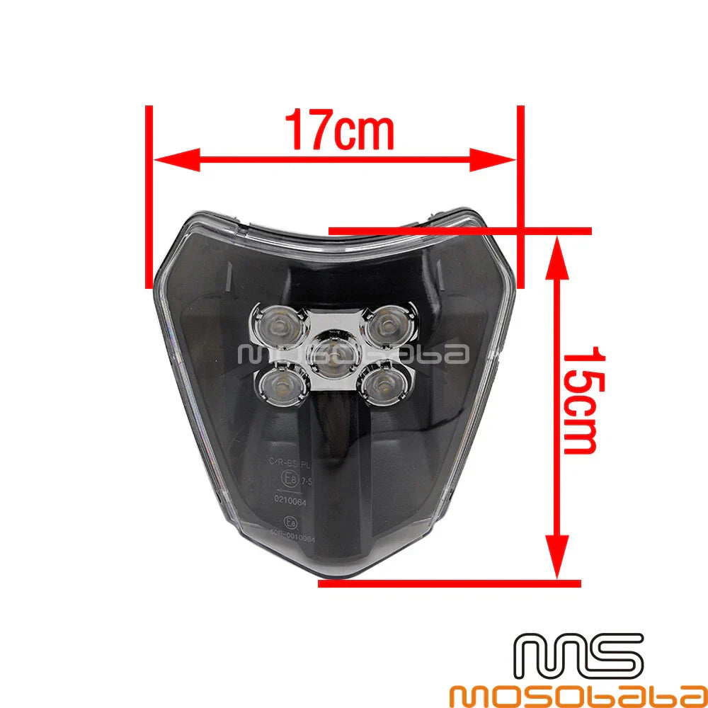 LED Headlight for KTM EXC XCF XCW TE TC FE 250 300 350 Off-Road (2003-2023)