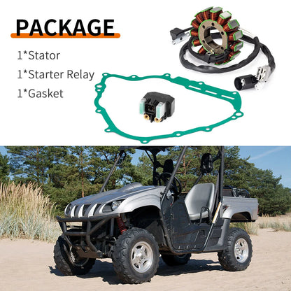 Stator Starter Relay Gasket for Yamaha Rhino 700 YXR700F (2008–2013)